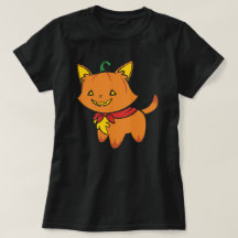 Pompoen Kat T-shirt