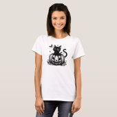 Pompoen Kat T-shirt (Voorkant volledig)