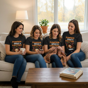 Pompoen Kruiden & Brei Vibes Herfst Autumn  T-shirt