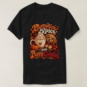 Pompoen Kruiden en Puppies Knuffelen Gezellige Her T-shirt