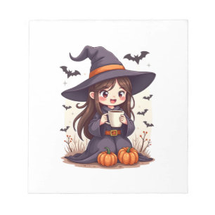 Pompoen Kruiden Heks � Mooie Halloween Koffie Shir Notitieblok