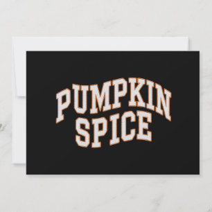 Pompoen Kruiden Herfst T-shirt Thanksgiving  Feestdagenkaart
