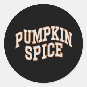 Pompoen Kruiden Herfst T-shirt Thanksgiving Ronde Sticker