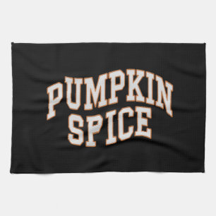 Pompoen Kruiden Herfst T-shirt Thanksgiving Theedoek