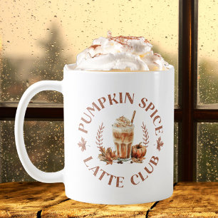 Pompoen Kruiden Latte Club Herfst Autumn Koffiemok