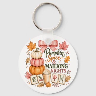Pompoen Kruiden Mahjong Avonden Sleutelhanger