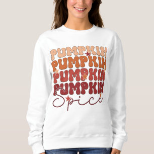 Pompoen Kruiden Retro Herfst Najaar Trui