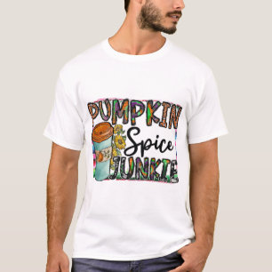 Pompoen Kruiden Verslaafde T-shirt