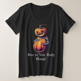 Pompoen Mama-to-Be Halloween Moederschap Grote Maat T-shirt