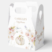 Pompoen Meisje Baby shower Bedankdoosjes (Geopend)