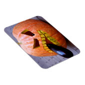 Pompoen met aubergine magneet (Rechterzijde)