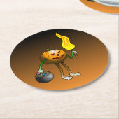 Pompoen met een Onderzetter (Gebogen)