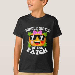 Pompoen middelste zus van de patch grappige Hallow T-shirt