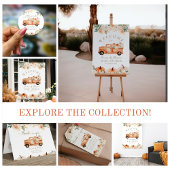 Pompoen Modern Minimalistisch Herfst Neutraal Baby Poster