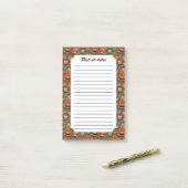  pompoen monster partij vreugde post-it® notes (Op bureau)