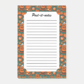  pompoen monster partij vreugde post-it® notes (Voorkant)