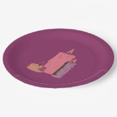 Pompoen om over te praten papieren bordje (Gekanteld)