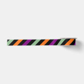 Pompoen, Paarse, groene en zwarte D. Stripes lint (Voorkant)