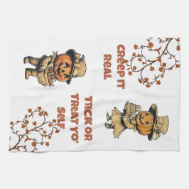 pompoen Pals Halloween Theedoek