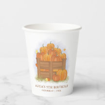 Pompoen Patch Butterfly Fall Bladeren Verjaardag