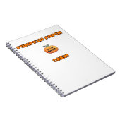 Pompoen Patch Crew Matching Herfst Outfits Classic Notitieboek (Rechterzijde)