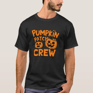 Pompoen Patch Crew Schattigee Matching Familie Hal T-shirt