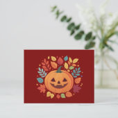 Pompoen Patch Halloween Kaarten (Staand voorkant)