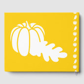 Pompoen Patch in Geel Gastenboek (Achterkant)
