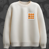 Pompoen patch oneven een uit vierkante button 5,1 cm