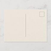 Pompoen Perzik Latte Strepen   Briefkaart (Achterkant)