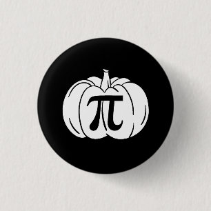 Pompoen Pi Halloween Ronde Button 3,2 Cm