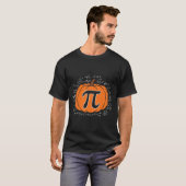 Pompoen Pi Pie Wiskunde Docent Grappige Halloween T-shirt (Voorkant volledig)