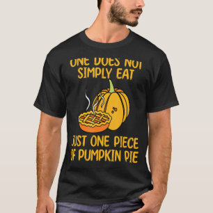 Pompoen Pie Herfst Thanksgiving Pompoen T-shirt