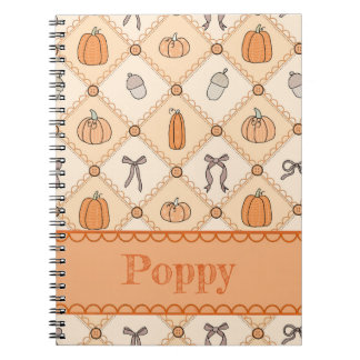 Pompoen Plaid Notitieboek