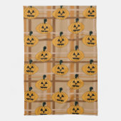 Pompoen Plaid Theedoek (Verticaal)