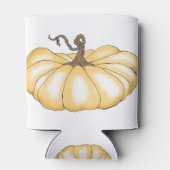 pompoen plat sinaasappel blikjeskoeler (Achterkant)