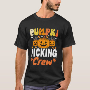 Pompoen plukken bemanning familie bijpassende pomp t-shirt