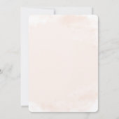 Pompoen Princess Glitter Baby shower Invitation Kaart (Achterkant)