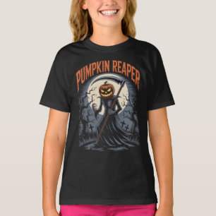Pompoen Reaper Gothic Halloween Grim Reaper T-shirt