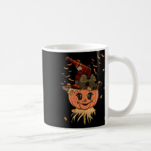 Pompoen Reaper Hoofd En Hoed Herfst Vintage Hallow Koffiemok
