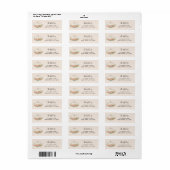 Pompoen retouradres  etiket (Full Sheet)
