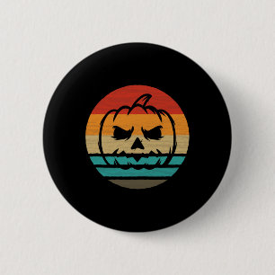 Pompoen Retro Stijl Halloween Kostuum Ronde Button 5,7 Cm