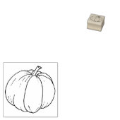 pompoen 	rubberstempel (Gestempeld)