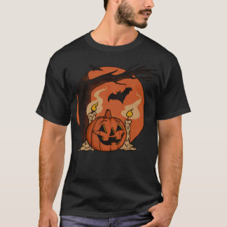  pompoen Scene Halloween T-shirt