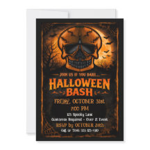 Pompoen Schedel Halloween Feest
