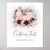 Pompoen Signaal Poster (Voorkant)