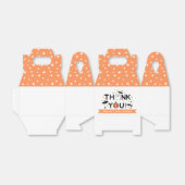Pompoen Sinaasappel Halloween Baby shower Dank u Bedankdoosjes (Uitgevouwen)