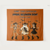 Pompoen Sinaasappel Halloween Event Achtergrond Wandkleed (Voorkant (horizontaal))