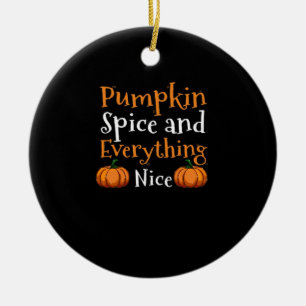 Pompoen specerij en alles leuk Schattige Halloween Keramisch Ornament