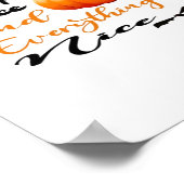 Pompoen specerij en alles leuke Herfst Halloween G Poster (Hoek)